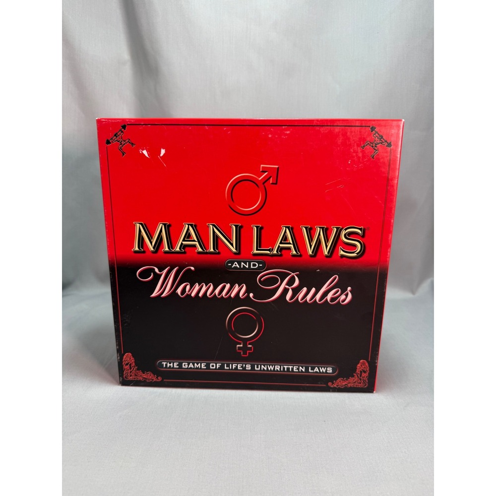 Man Laws and Woman Rules Board Game Adult Party Game Couples Gender Stereotypes